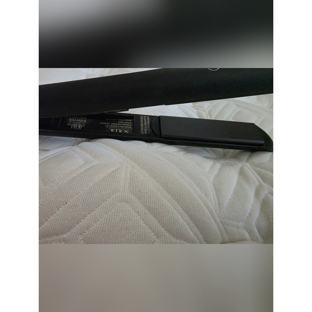 Soleil Black Hair Straightener Flat Iron - Picture 2 of 6